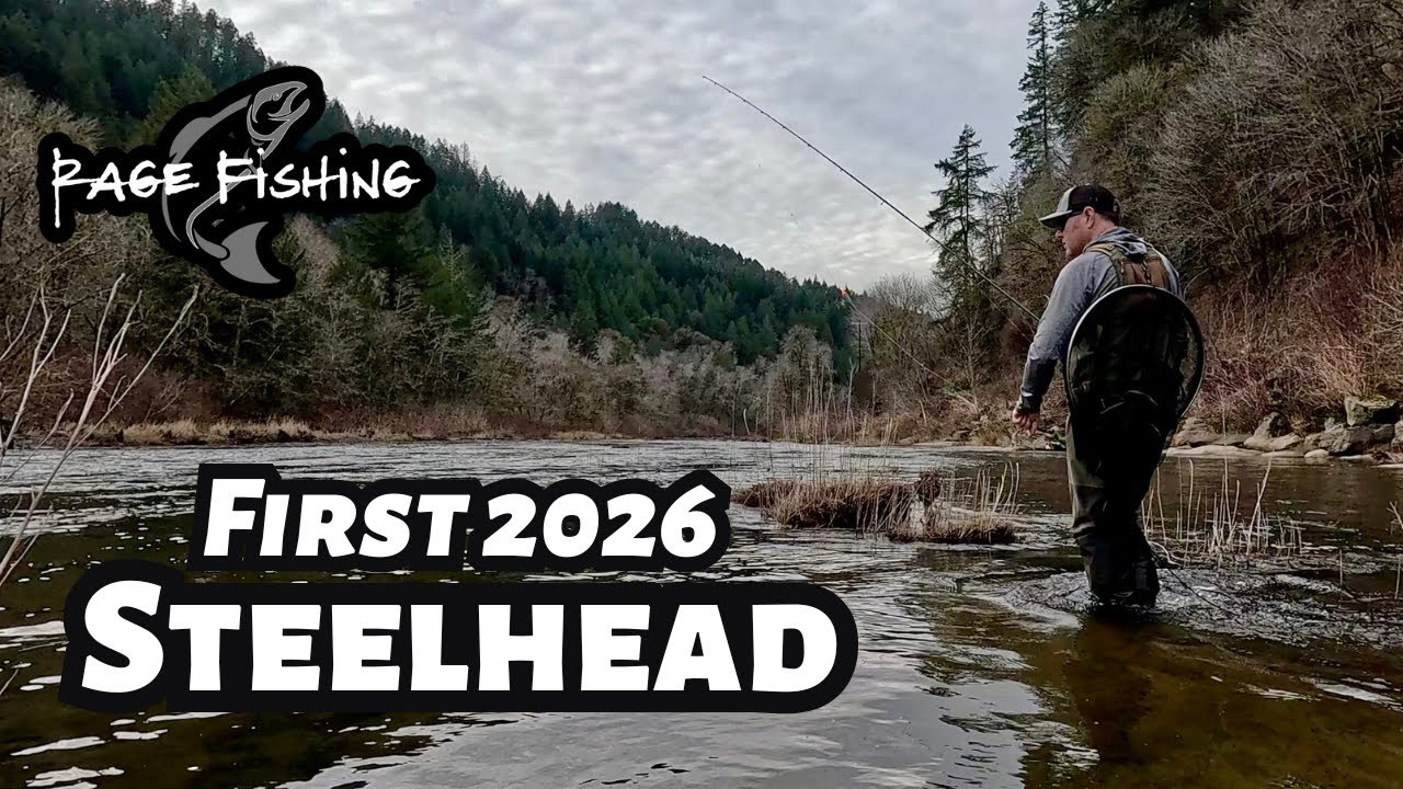 WINTER STEELHEAD FISHING - FIRST 2026 STEELHEAD - EPIC FIGHT! - DEDICATED TO WILLIAM COOKE.