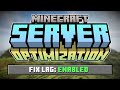 Optimize your minecraft server without plugins or mods