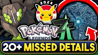 POKEMON LEGENDS Z-A ANNOUNCED! 20+ DETAILS YOU MISSED! RETURNING POKEMON, MEGA EVOLUTIONS \& MORE!