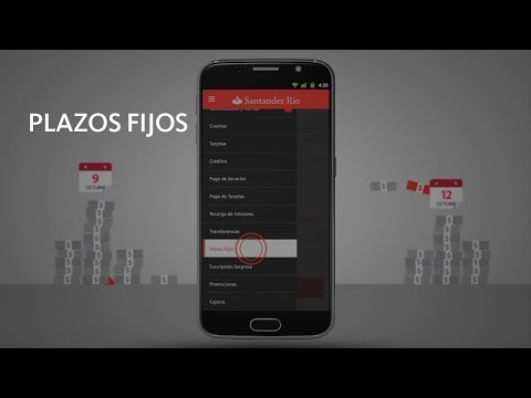 App Santander Río - Plazos fijos