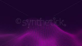 Stock video. Halftone pattern loop. Pink dots on purple