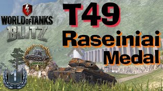 WOT Blitz T49 Raseiniai Medal screenshot 5