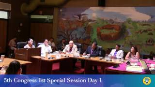 5th Osage Nation Congress 1st Special Session