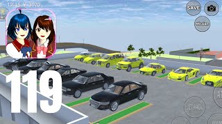 PARKING COLOR AND BLACK CARS AT THE SHOWROOM || SAKURA SCHOOL SIMULATOR