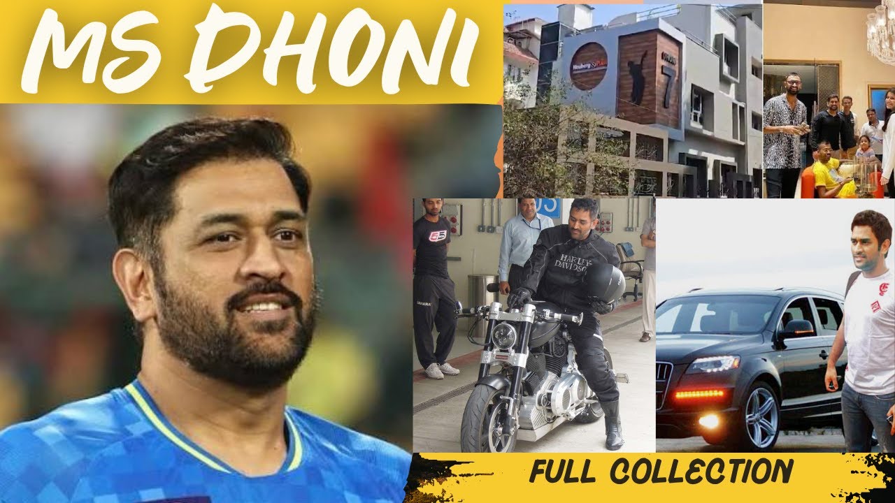 MS DHONI FULL COLLECTION | BIKES | CARS | HOUSE | HOTEL | 