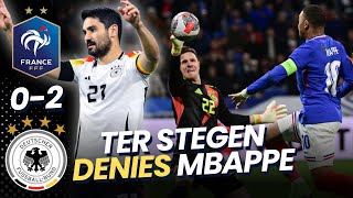 Ter Stegen DENIES Mbappe. France 0-2 Germany. #terstegen #barca #mbappe