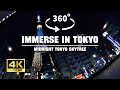 【4K・360°VR】Spectacularly beautiful! Tokyo Skytree shining in the midnight sky #travel #tokyo #tour