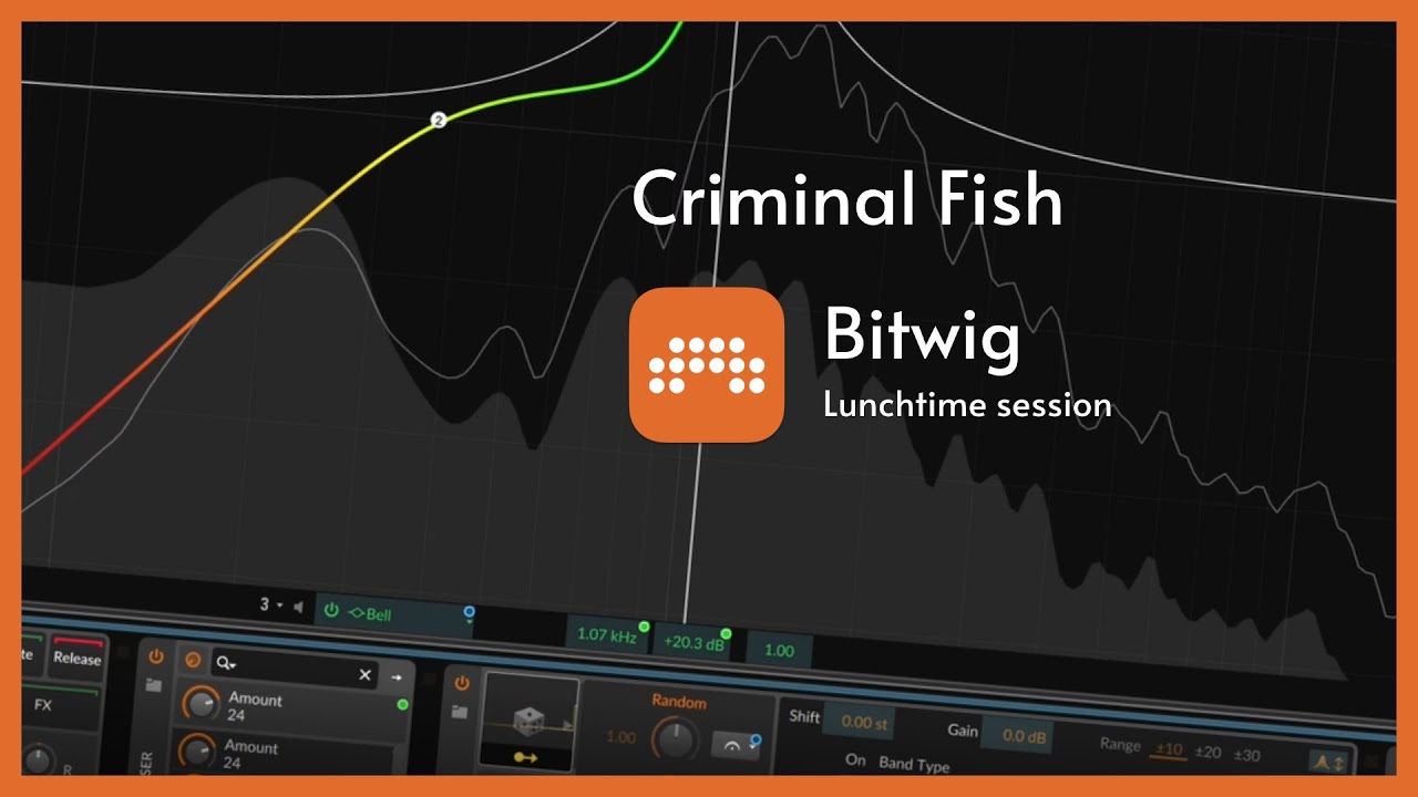 Bitwig lunchtime session. Criminal Fish 2023-05- 22 - YouTube