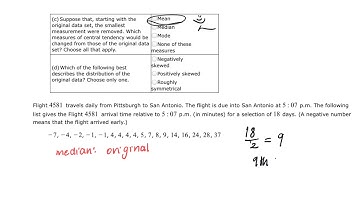 Mean, Median and Mode Comparisons