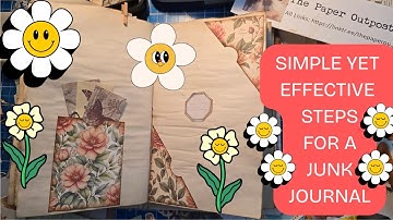 SIMPLE STEPS TO CREATING A JUNK JOURNAL! :) Lets Decorate! :)   The Paper Outpost!
