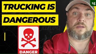 Truck driving is one of the most dangerous jobs in America 🇺🇸 (how to minimize the risk)