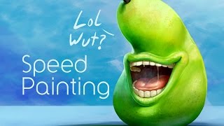Lol Wut (Speed Painting of the Biting Pear of Salamanca)