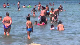 Un baño en Santa Pola