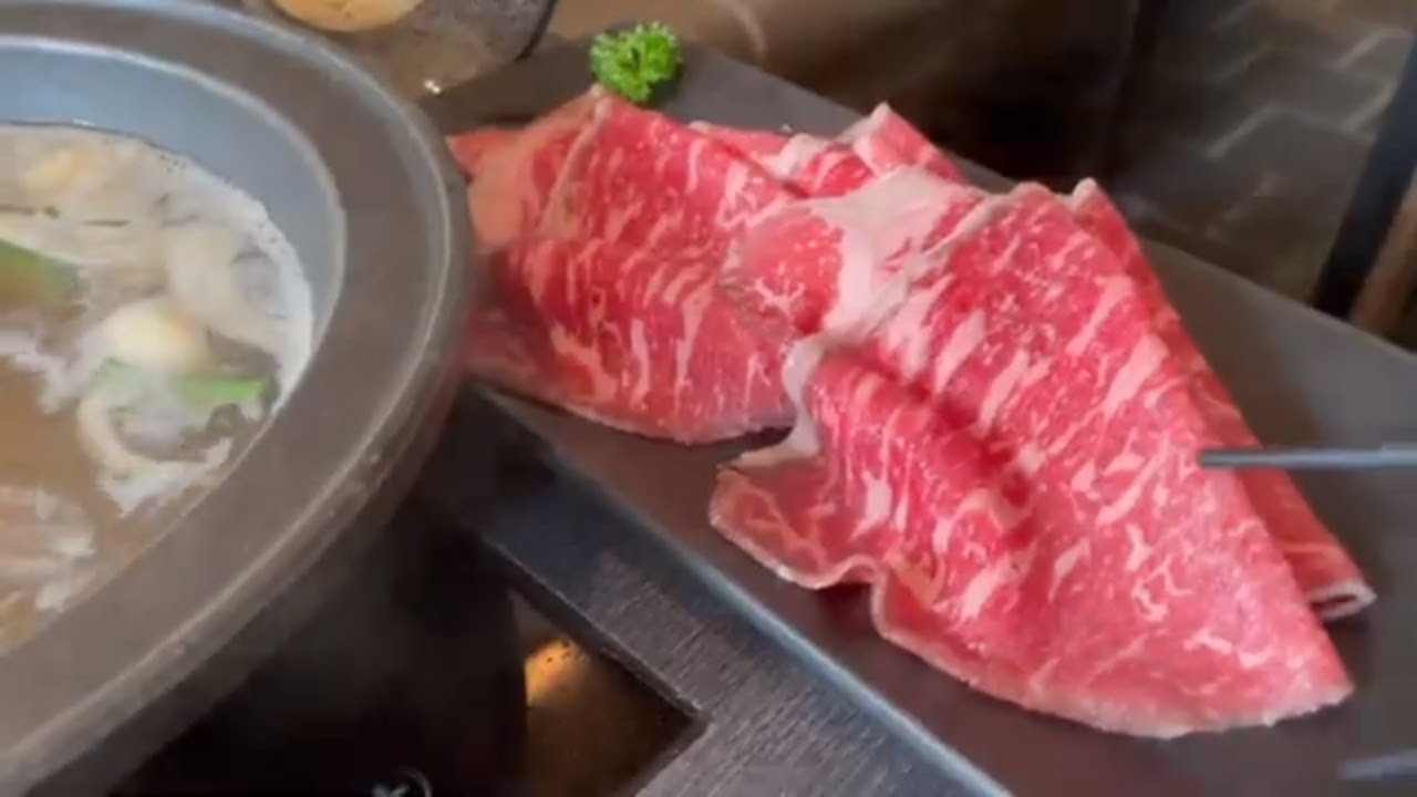 Premium Beef Shabu Shabu - Beef Hot Pot - Hanji - Bangkok Thailand