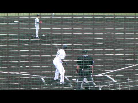 ペーニャ、八木智哉、山崎勝己 オリックスバファローズ 沖縄宮古島キャンプ 2014 紅白戦