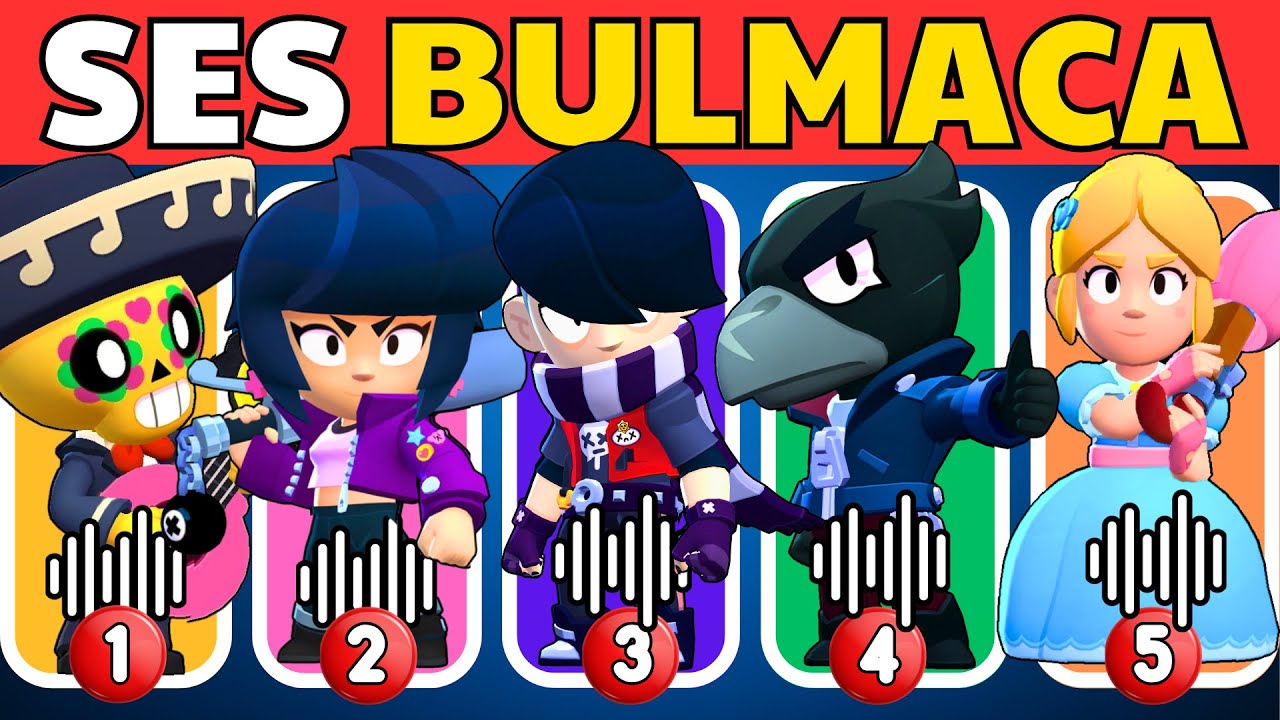 SES BULMACA - Sadece Gerçek Oyuncular Bu Sesleri Tanıyabilir! 🔊🔥 BRAWL STARS 🌵, Leon 🦎, Edgar 👊