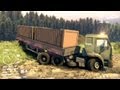 Spin Tires Dev Demo July 2013 - Kamaz + Container Trailer