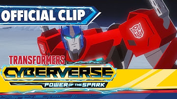 Moon Battle w/ Optimus & Megatron | Cyberverse: Power of the Spark S2 | Transformers Official