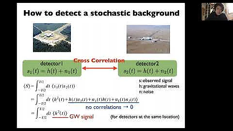 Stochastic gravitational wave background in quantum gravity