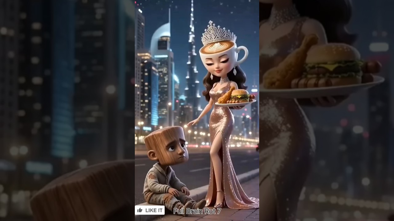 Coffee Queen Helps Chocolate Boy 🍫☕ | Full Brain Rot 7