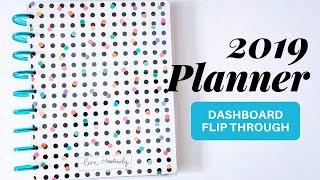 Planner Life: Dashboard Layout 2019 Planner Flip through