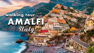 AMALFI 🇮🇹 ITALY 🇮🇹 WALKING TOUR 4K