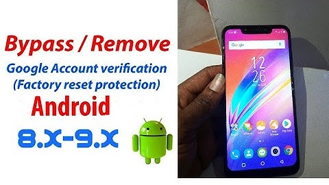 Infinix Hot 6X X623 Bypass Google Account Frp Lock Android 8.1
