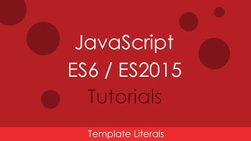 JavaScript ES6 / ES2015 - [05] Template Literals