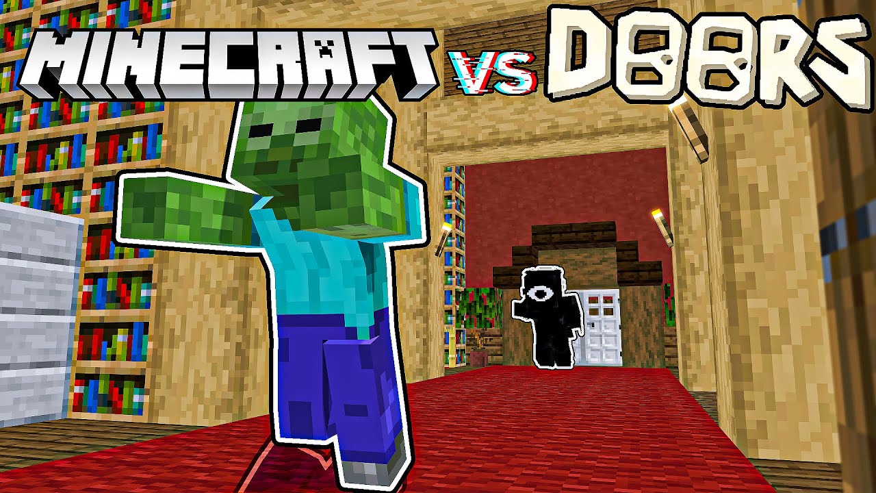 Monster School : MINECRAFT vs DOORS | PART 1 - Minecraft Animation