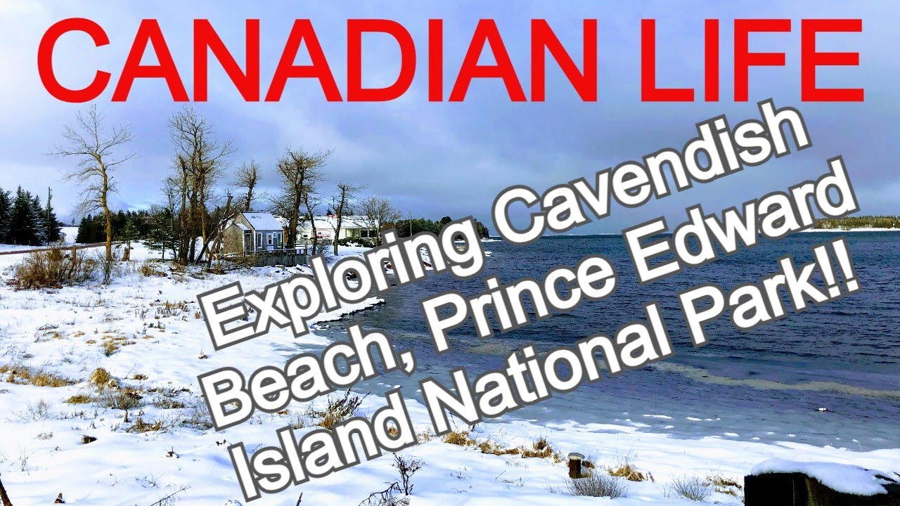 STUNNING Cavendish Beach in the WINTER on Prince Edward Island National Park!