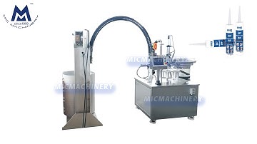 Silicone Sealant Filling Machine: how to fill silicone sealant into cartridge (15-30 pcs/min)