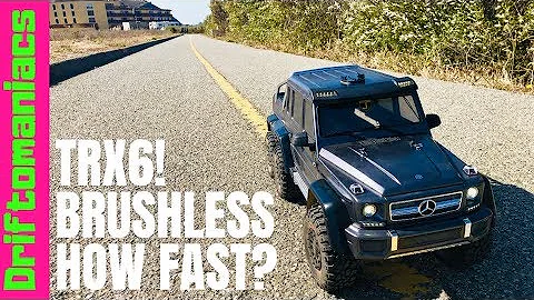Brushless Traxxas TRX-6 Speed Runs  - Part 1