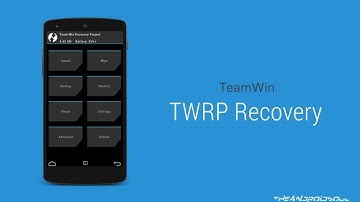 Teamwin touch Recovery (twrp) - Instalation