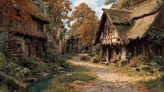 Echoes of the Old Village - Tranquil Medieval Music - Serene Village Music from the Middle Ages
