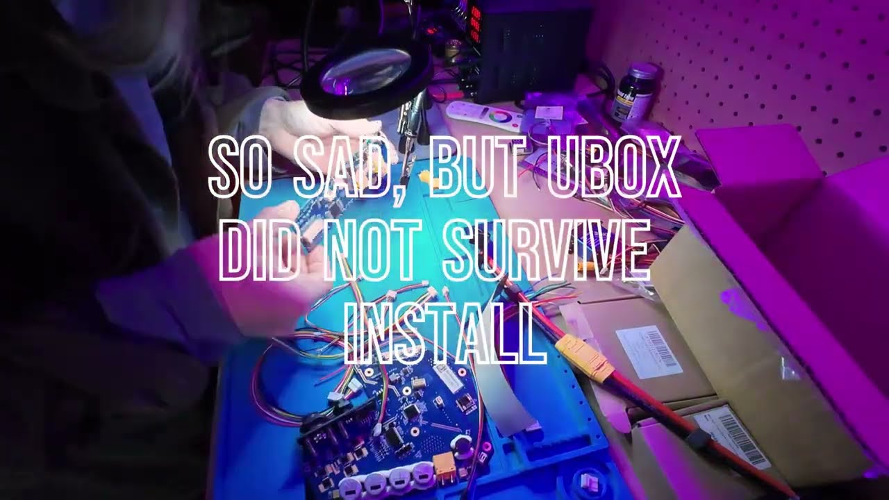 PintX to VESC, update 2,  UBox failed