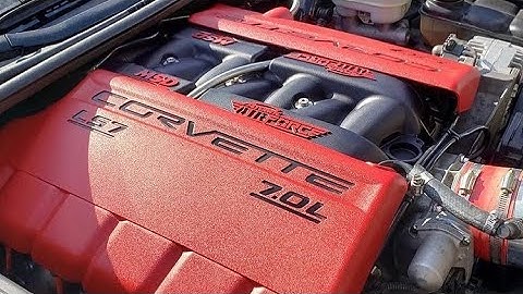 Corvette C6 Z06 with AHP Heads, 116 Cam, MSD Intake Manifold, Corsa Exhaust, and Vararam CAI.