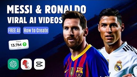 How to Make Viral Messi & Ronaldo Videos Using AI! | Get Millions of Views!