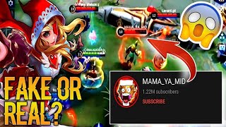 Ruby Meets MAMA_YA_MID(Famous youtuber) in Rank Gameplay ||Mobile Legends Bang bang