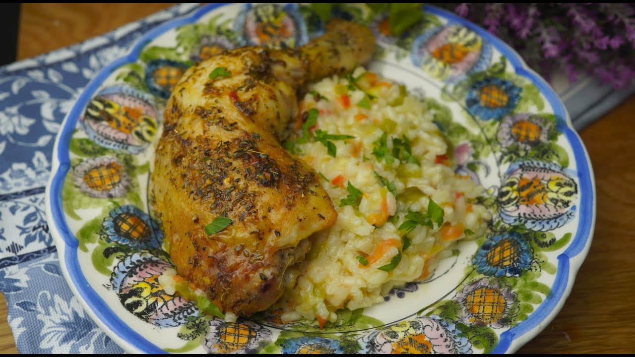 Pilaf CREMOS cu Friftura de PUI la cuptor Un deliciu usor de facut