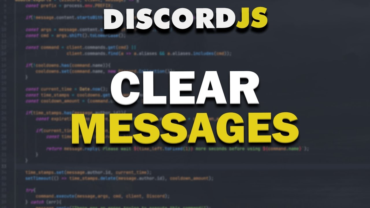 Clear message. Clear Vision discord.