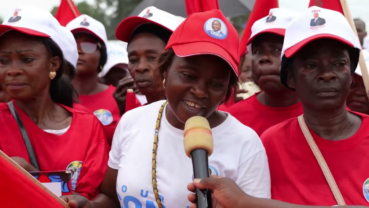 CAMPAGNE ELECTORALE DE DENIS SASSOU-N'GUESSO À SIBITI #dsn