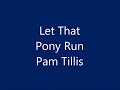 Pam Tillis - Let That Pony Run