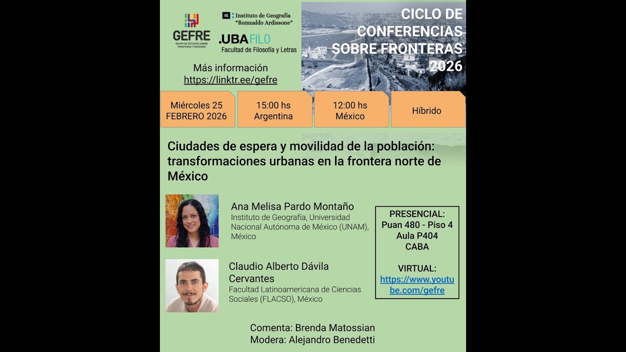 Ciclo de Conferencias | Fronteras 2026 
