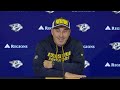 Justin Barron & Andrew Brunette Pregame: Oct. 11, 2025