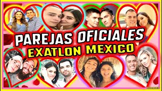 EXATLON MX PAREJAS OFICIALES DE LOS ATLETAS - ROJOS Y AZULES | TODAS LAS TEMPORADAS - 14 DE FEBRERO🥰