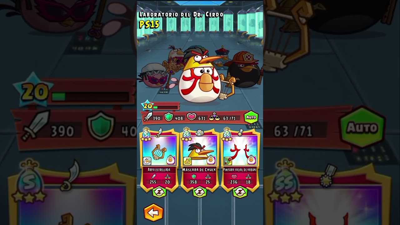 Angry Birds Fight Webpit - Laboratorio del Dr. Cerdo (Piso 15) (Repetición)