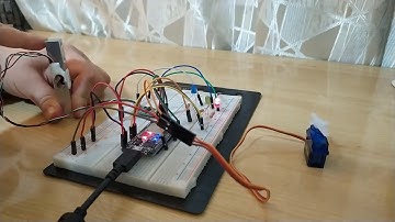 [DIY] ESP32 Joystick-Controlled Servo Motor with Load Cell and LED Indicators
