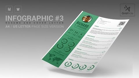 How to edit Infographic Resume Template / CV Template in MS Word
