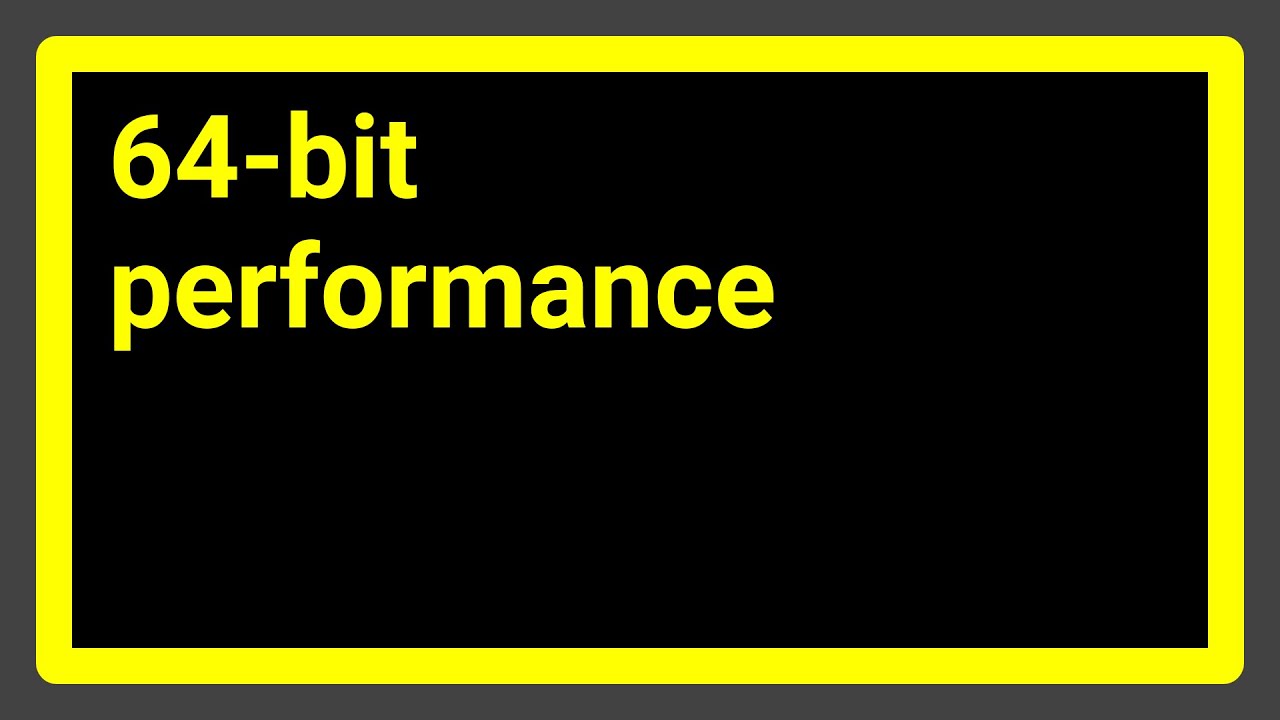 How Important Is Having 64 bit Programs On 64 bit OS YouTube how-important-is-having-64-bit-programs-on-64-bit-os-youtube