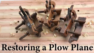 How to restore and use a wooden plow plane